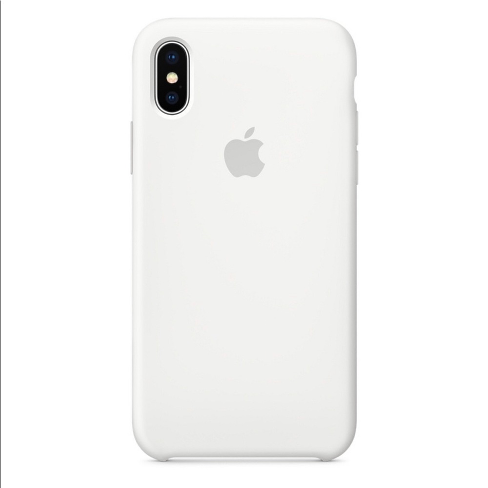 Apple Silicone iPhone X Case - White